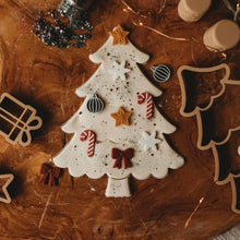 Load image into Gallery viewer, Christmas Tree Playdough Decorating Kit

