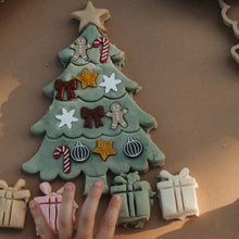 Load image into Gallery viewer, Christmas Tree Playdough Decorating Kit
